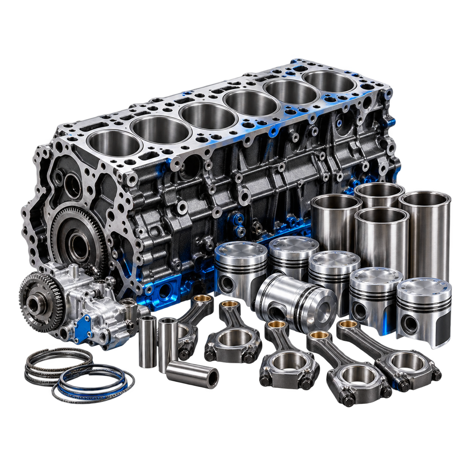 Cylinder Block & Engine Components